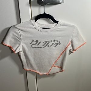 The Kript Asymmetrical Crop Top